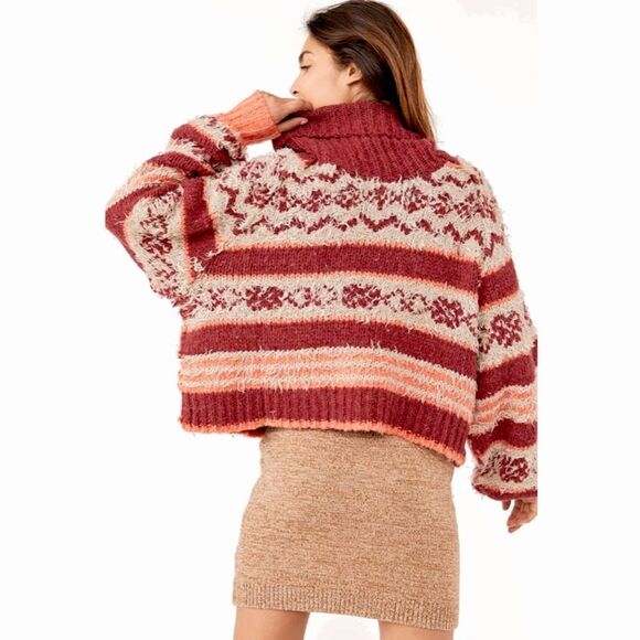 NWT Free People Check Me Out Pullover Sweater - Picture 6 of 8